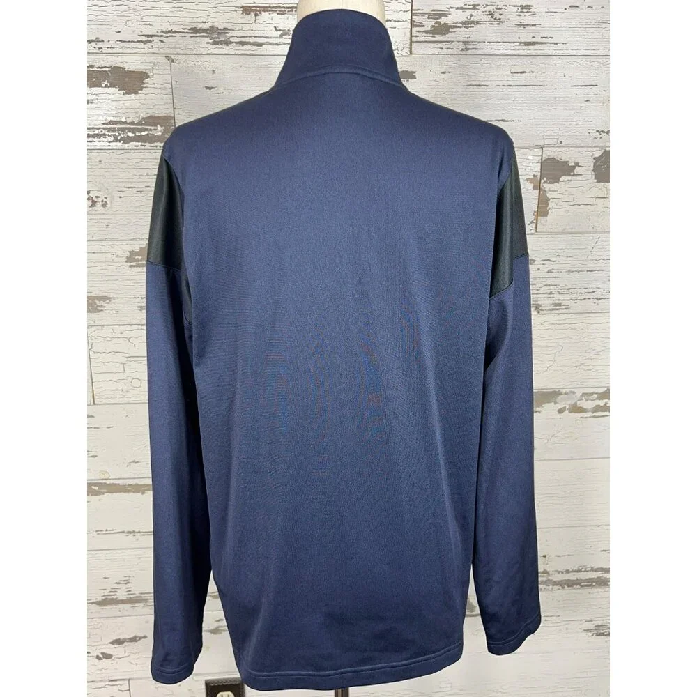 NIKE AIR JORDAN Michigan Wolverines 1/4 Zip Dri-Fit Pullover Men's Sz S NWOT